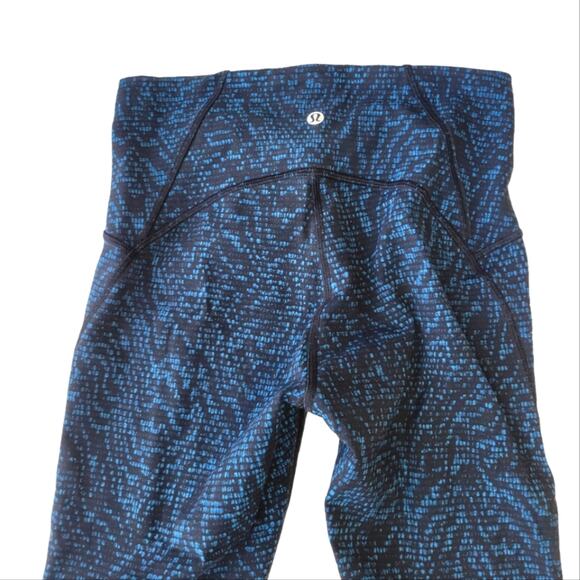 Lululemon Train Times Crop 17" Pulse Capri Black size 6 - Picture 7 of 9